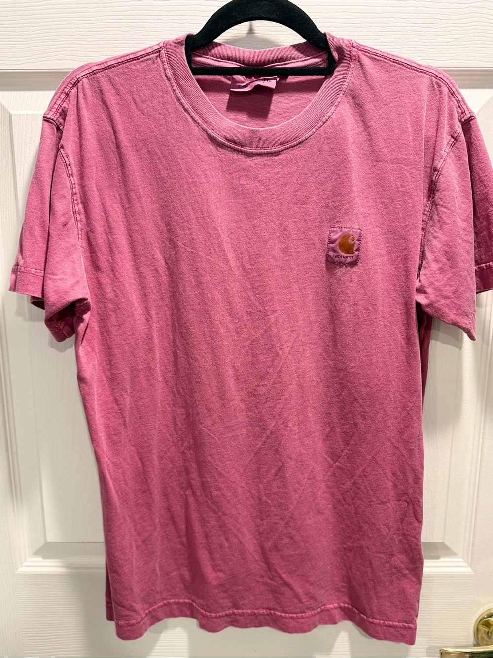 Carhartt Women’s Pink Logo T-Shirt Size XS - Picture 2 of 9